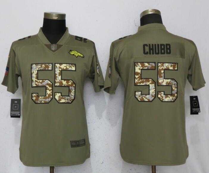 Women Nike Broncos 55 Bradley Chubb Olive Camo Salute To Service Limited Jersey,We sell and wholesale Women Nike Broncos 55 Bradley Chubb Olive Camo Salute To Service Limited Jersey on line form chian!